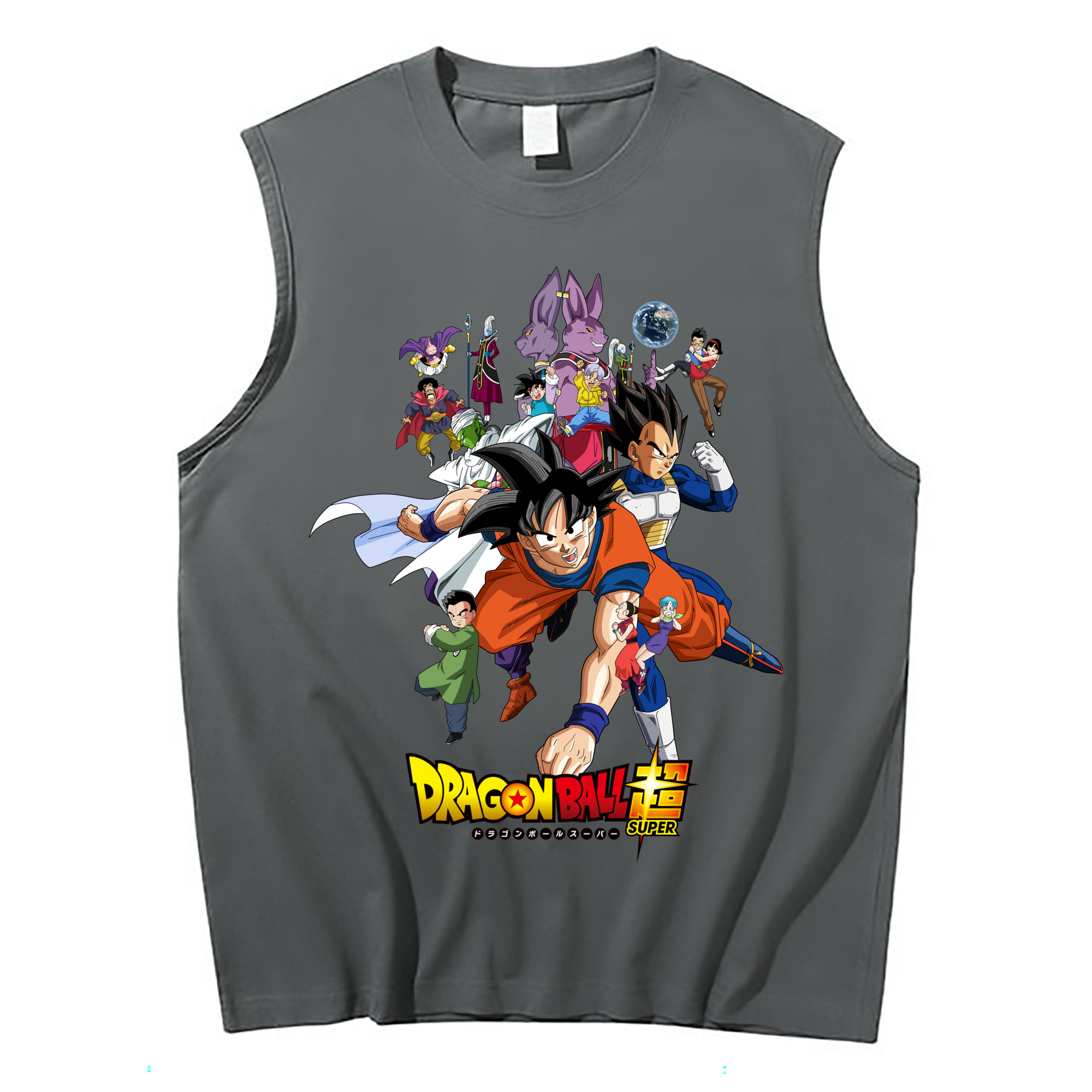 （画像用） ドラゴンボール DRAGON BALL コットン100％タンクトップ（フロントプリント）